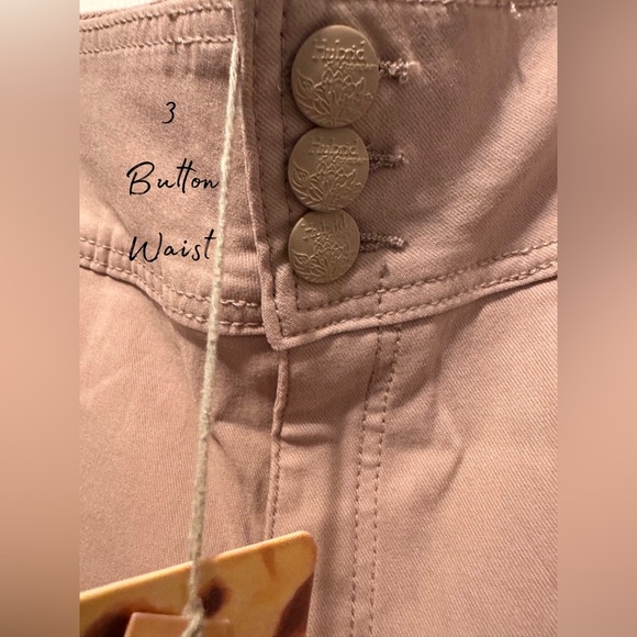 NWT Women’s Ultra Stretch Skinny Work Pants – 3 Button, Wide Waist Tan Size 2X - Picture 5 of 10